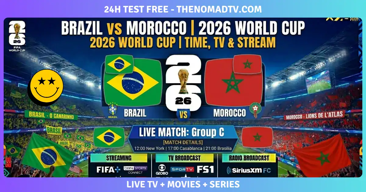 How to Watch Brazil vs Morocco: 2026 World Cup TV & Stream